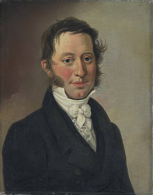 Portrait of Jens Grönbech Döderlein, 1820, 
