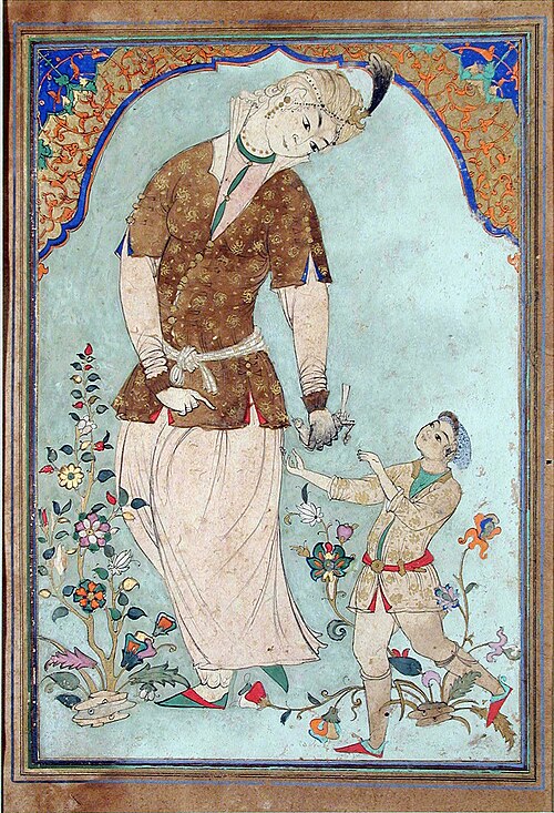 A Falconer Accepts Her Prey from a Page, , 