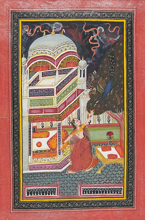 Ragini Madhu-Madhavi of Raga Megha, 1800, 