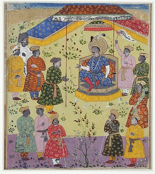 A king holds court, , 