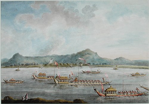 The Nawab of Murshidabad's boats on the Ganga, , 