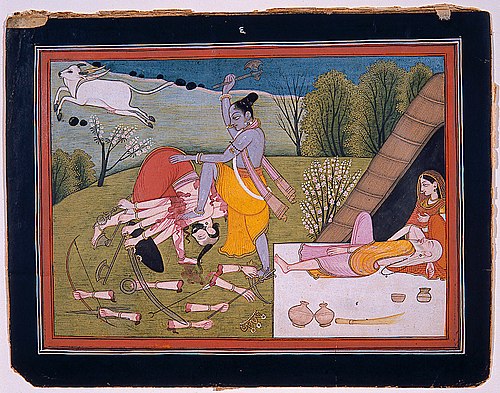 The Parasurama avatar of Vishnu, , 