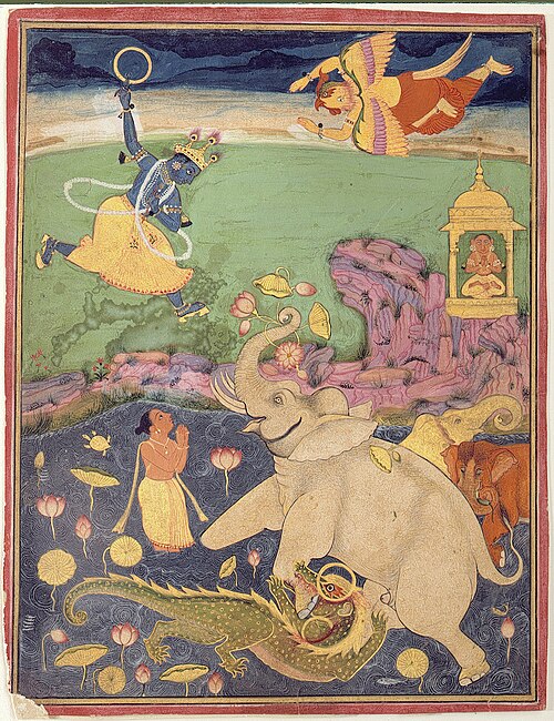 The Salvation of the King of the Elephants, 1770, 