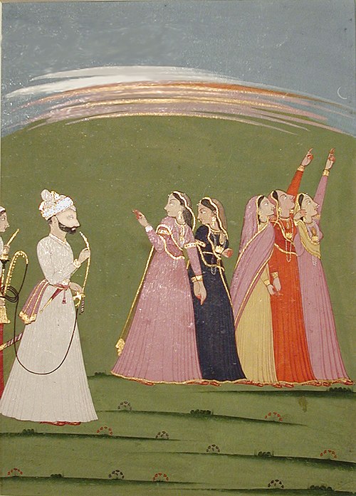 The sighting of the new moon, , 