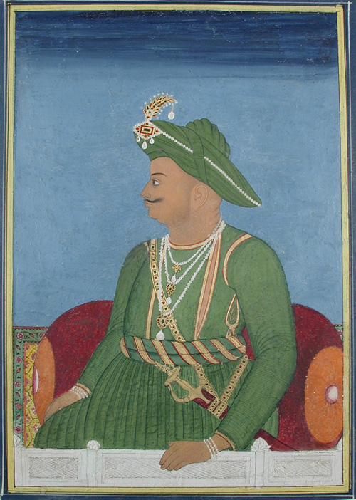 Tipoo Sahab facing right in profile, , 