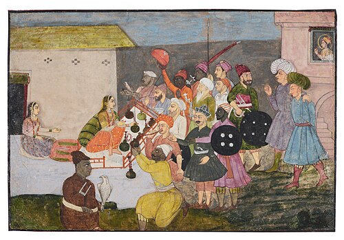 Soldiers are Enjoying the Huqqa, 1800, 