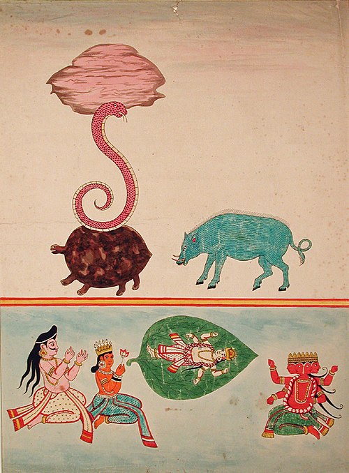 Varaha, Kurma and Krishna, , 