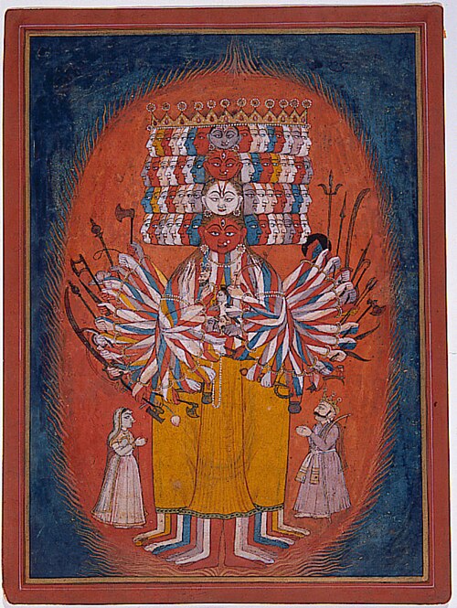 Vishwarupa, a Cosmic form of Vishnu, , 