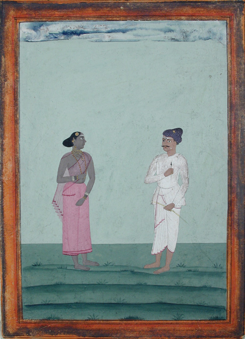 A man and woman of the Comicoply caste, , 