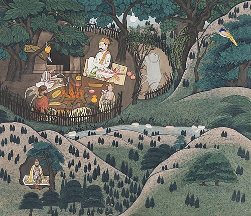 A Yajna Scene, 1840, 