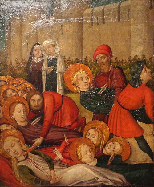 Le martyre de sainte Ursule, 1440, 