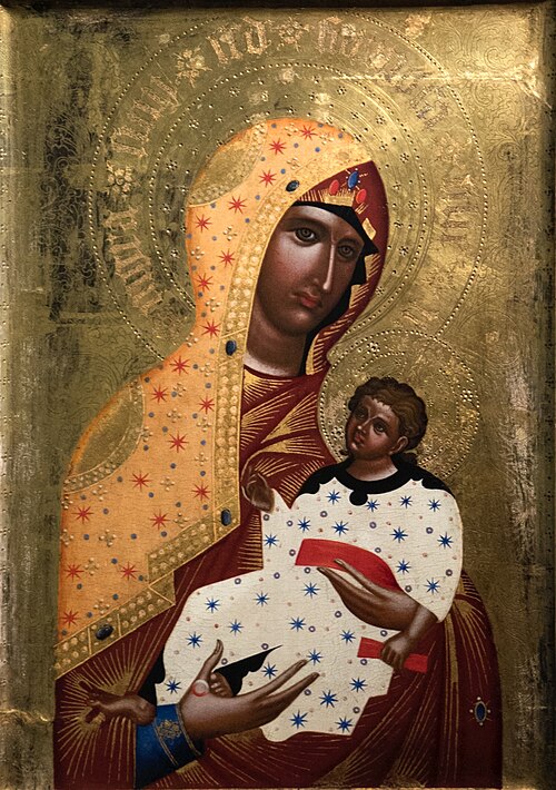 Madonna of Březnice, 1396, 