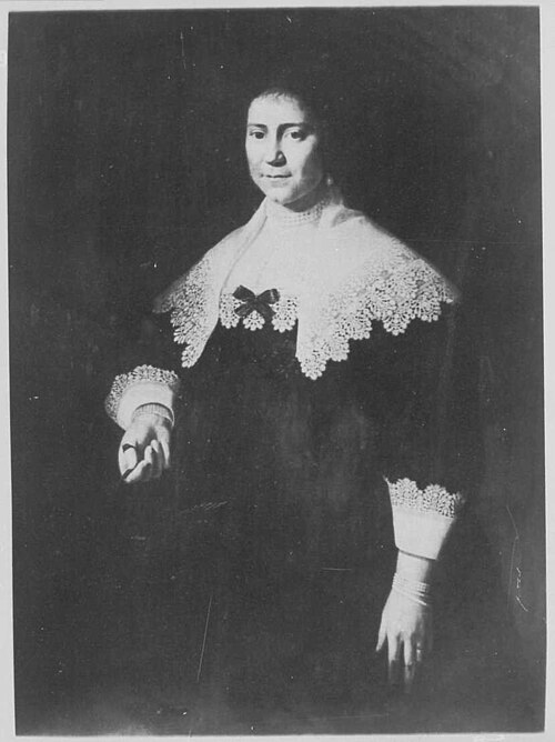 Portrait d'une dame avec éventail, 1640, 