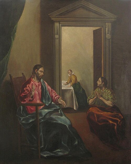 Christ in the House of Mary and Martha, 1600, 