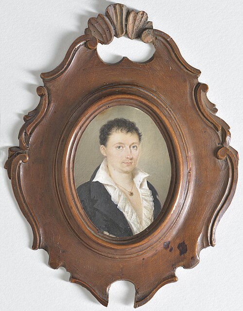 Miniature of Lord Byron, 1850, 