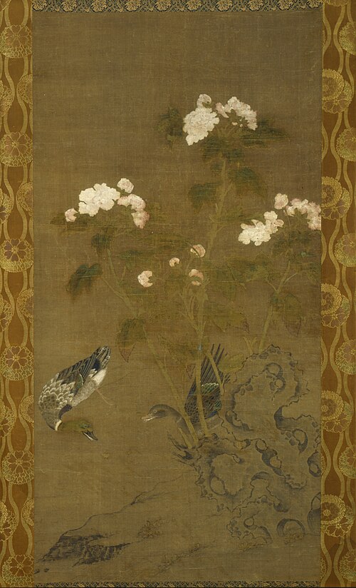 Peonies and Ducks, 1500, 