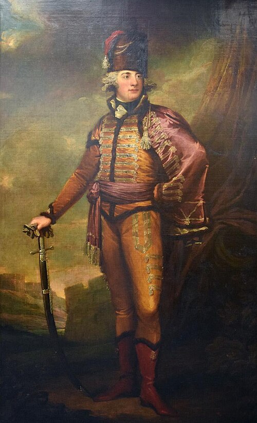 Portrait of a Man Dressed as a Hussar, 1785, 