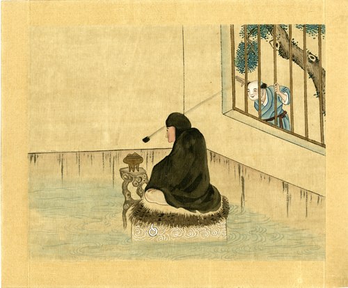 Unsigned album paintings depicting Taoist immortals, , 