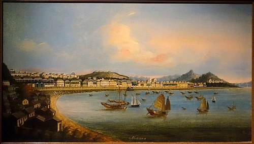 Vista de Macau, 1900, 