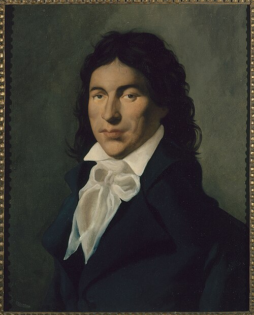 Portrait de Camille Desmoulins (1760-1794), homme politique., 1790, 