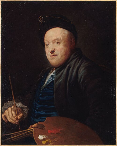 Portrait du peintre Étienne Jeaurat (1699-1789), 1701, 