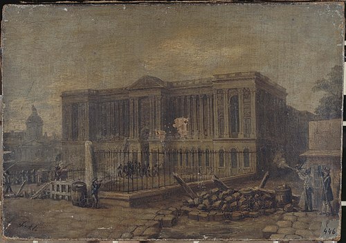 L'attaque du Louvre, le 29 juillet 1830., 1830, 