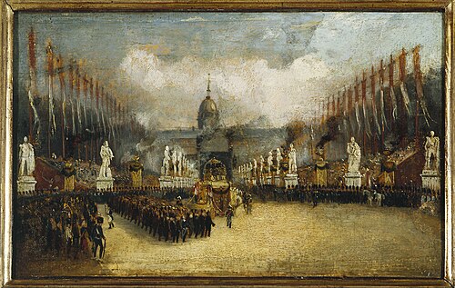 Arrivée des cendres de Napoléon sur l'esplanade des Invalides, le 15 décembre 1840., 1840, 