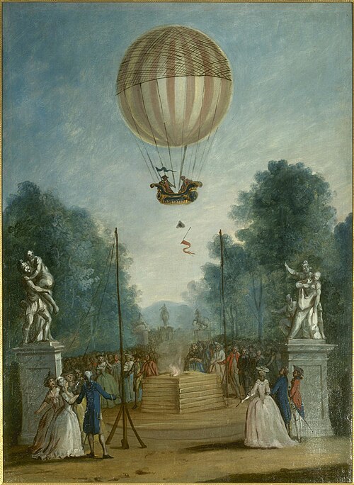 Ascension de Charles et Robert, aux Tuileries, le 1er décembre 1783, 1783, 