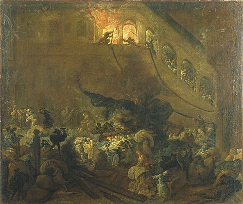 Incendie de la Chambre des comptes, le 27 octobre 1737, 1737, 