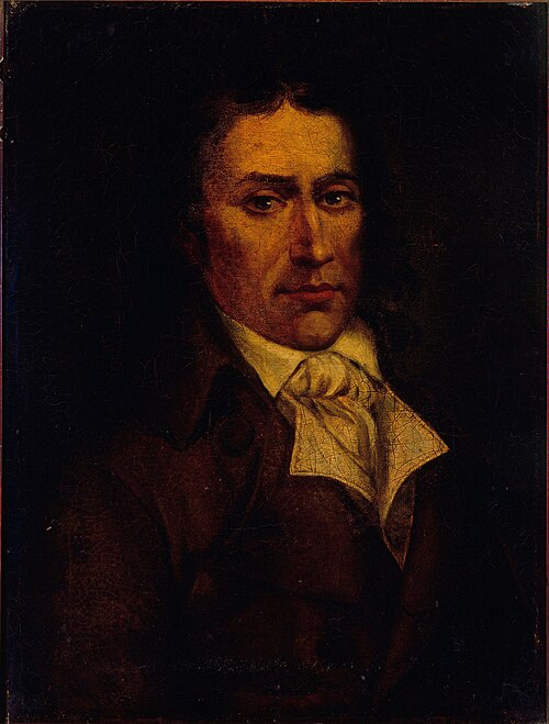 Portrait présumé de Camille Desmoulins (1760-1794), publiciste et homme politique, 1792, 