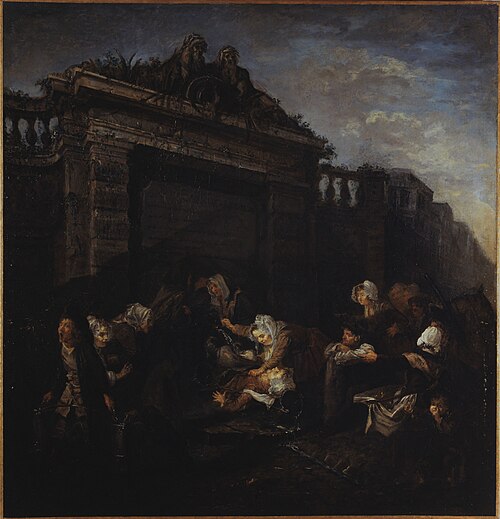La dispute à la fontaine, 1760, 