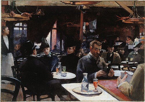 Le café de l'Écrevisse, 1880, 