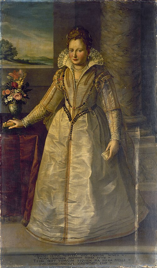 Portrait de femme, présumée de la famille Salviati., 1550, 
