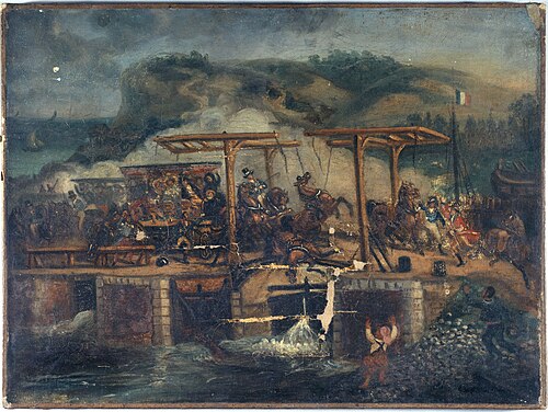 Accident de voiture sur un pont, vers 1835, 1801, 
