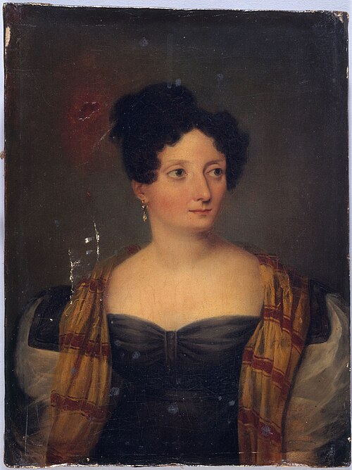 Portrait de femme (époque Restauration)., 1822, 