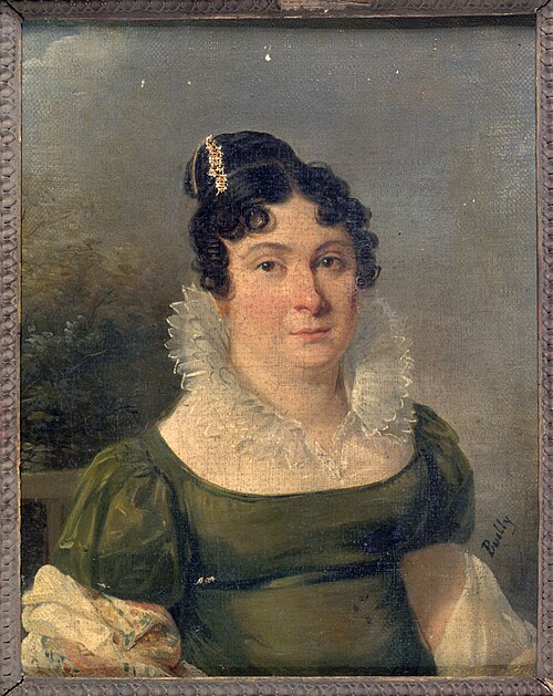 Portrait de Mme Gustave Pourlin (époque Empire), 1809, 