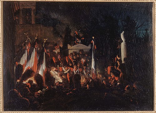 Derniers honneurs rendus à Benjamin Constant, au cimetière du Père-Lachaise, le 12 décembre 1830, 1830, 