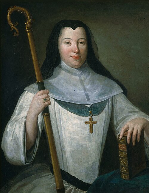 Portrait d'une abbesse, 1701, 