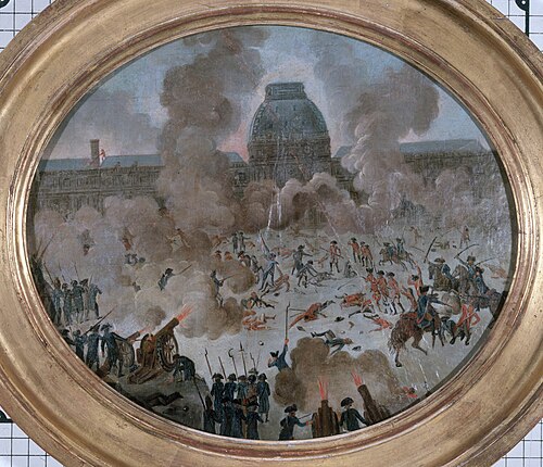Prise des Tuileries, le 10 août 1792, 1792, 
