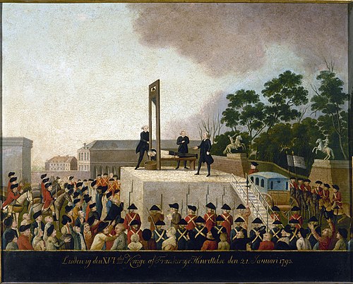 Exécution de Louis XVI, le 21 janvier 1793, 1793, 