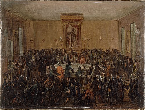 Repas offert à Louis XIV par la municipalité parisienne, à l'Hôtel de Ville, le 30 janvier 1687, 1601, 