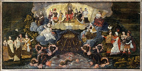 Allégorie au mariage du dauphin avec Marie-Anne de Bavière, le 7 mars 1680, 1601, 