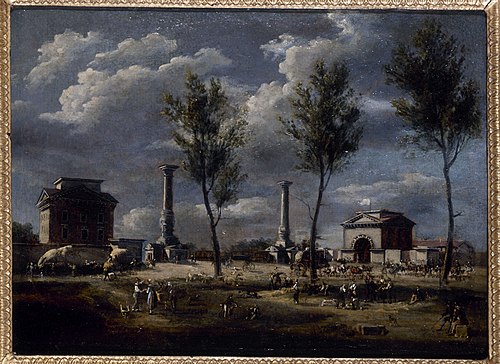 La barrière du Trône, vers 1840, 1840, 