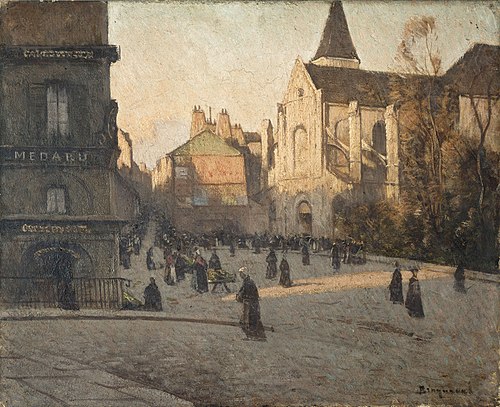 L'église Saint-Médard, 1900, 