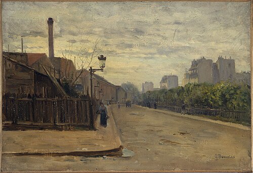La rue Auguste-Cain, 1900, 