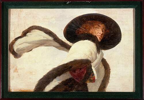 Femme à l'écharpe, 1910, 