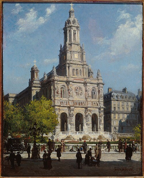 L'église de la Trinité, 1880, 