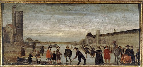 Patineurs sur la Seine, 1608, 