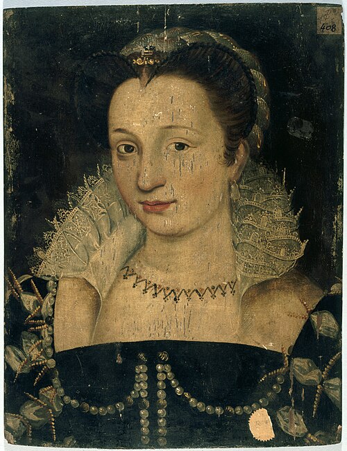 Portrait de femme, dit de Gabrielle d'Estrées (1573-1599), 1590, 