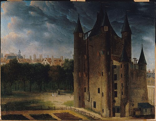 Le donjon du Temple, vers 1795, 1795, 